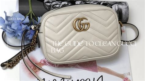 how to clean a gucci purse|how to maintain luxury bags.